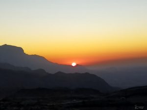 Atardecer en Omán